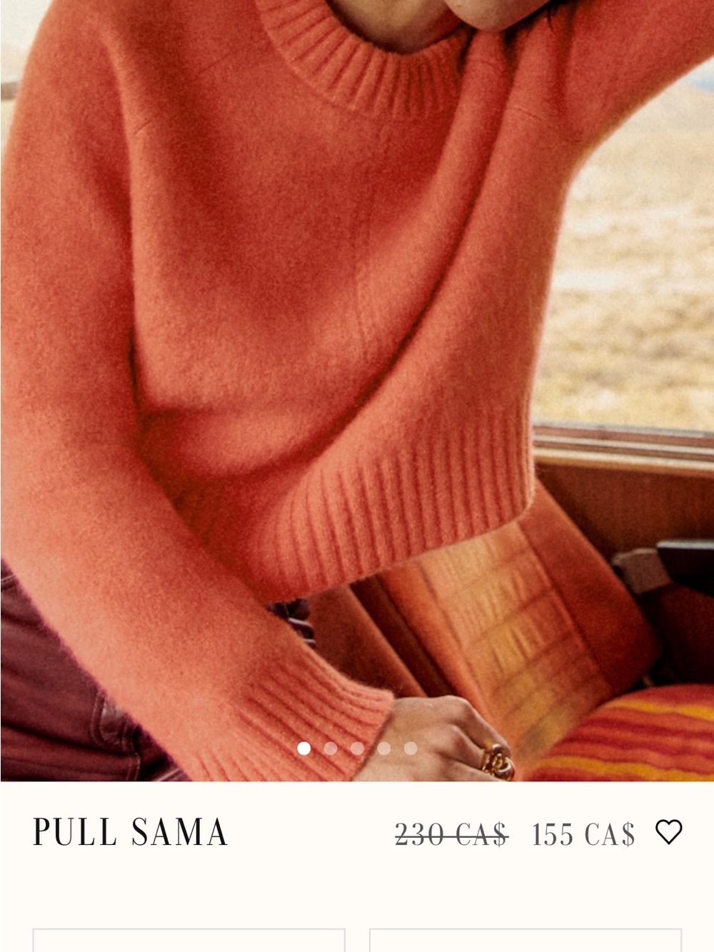 Sezane Sama alpaga Sweater NWT✨